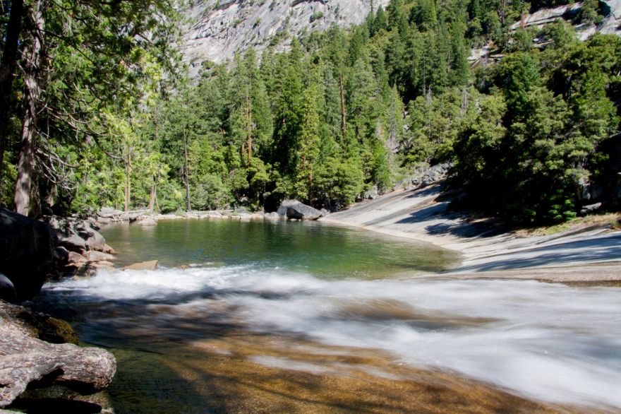 Waterfall in Yosemite National Park