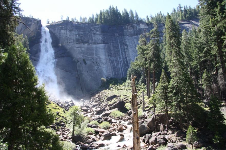 Waterfall in Yosemite National Park