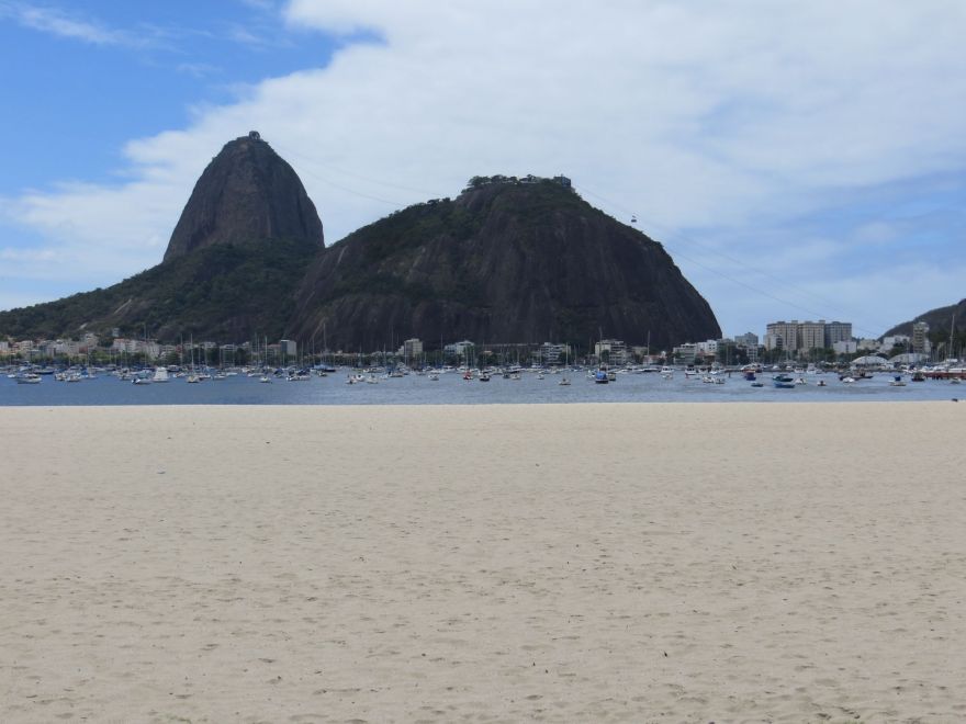 Sugarloaf Mountain from beach