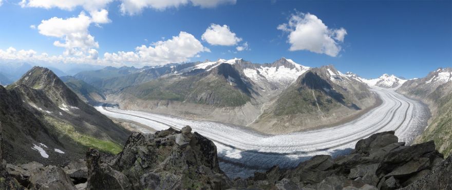 Aletsch Glacier Panorama